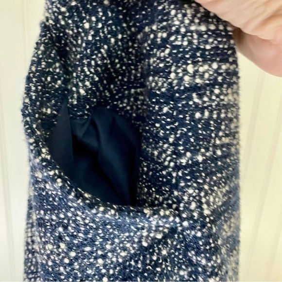 Loft Petites Tweed Pocket Skirt Blue‎ Size XS - Picture 5 of 6
